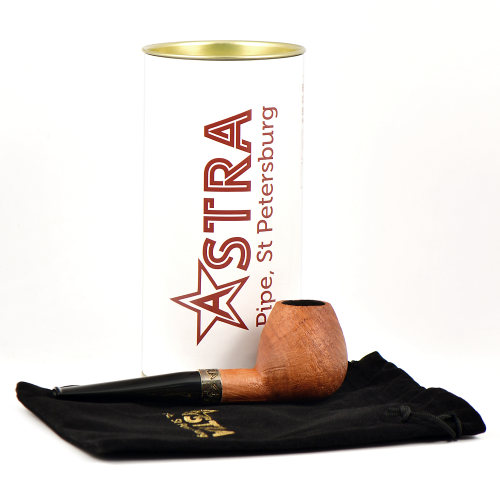 Трубка Astra Classic 132 F - Brandy Light Brown Blast (фильтр 9 мм)-5