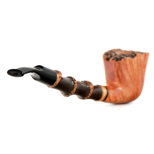Трубка Volkan Pipe - Red Princess - Special Bamboo Smooth 405 (без фильтра)-4