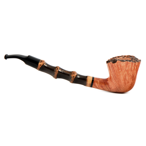 Трубка Volkan Pipe - Red Princess - Special Bamboo Smooth 405 (без фильтра)-7