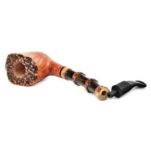 Трубка Volkan Pipe - Red Princess - Special Bamboo Smooth 405 (без фильтра)-9