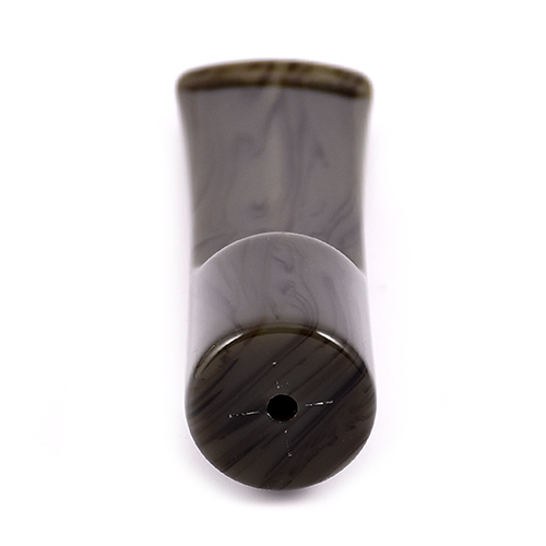 Заготовка мундштука для курительной трубки - Black Buffalo 18x75 (седловидный)-1