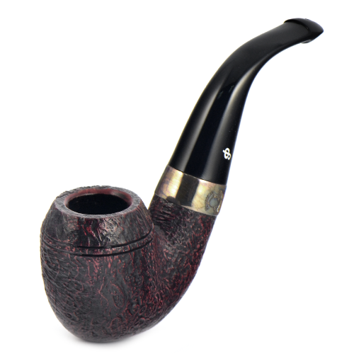 Трубка Peterson Sherlock Holmes - SandBlast - Baskerville P-Lip (фильтр 9 мм)-1