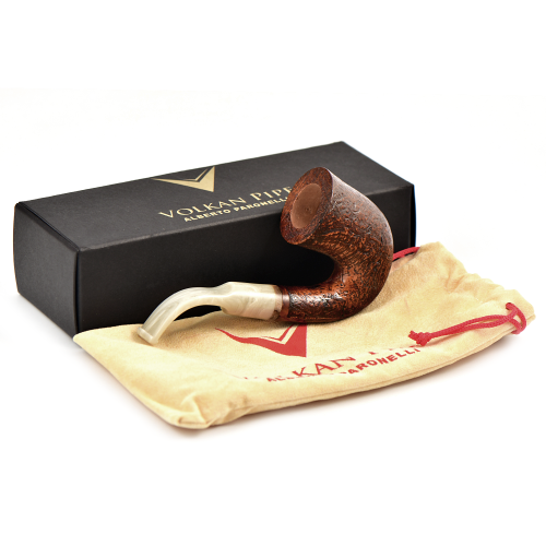 Трубка Volkan Pipe - Calabash Antiqua - 423 (без фильтра)-5