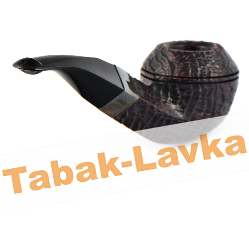 Трубка Peterson Sherlock Holmes - Sandblast - Squire P-Lip (фильтр 9 мм)-4