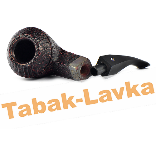 Трубка Peterson Sherlock Holmes - Sandblast - Squire P-Lip (фильтр 9 мм)-5