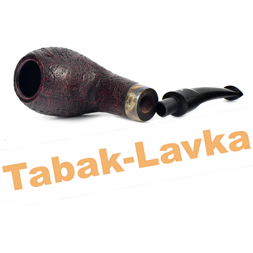 Трубка Peterson Sherlock Holmes - Sandblast - Strand P-Lip (фильтр 9 мм)-5