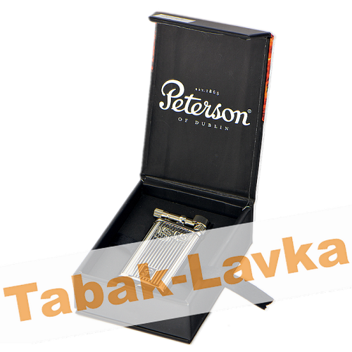 Зажигалка трубочная Peterson - Арт 112 Silver Stripe-1