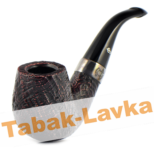 Трубка Peterson Sherlock Holmes - Sandblast - Professor P-Lip (фильтр 9 мм)-1