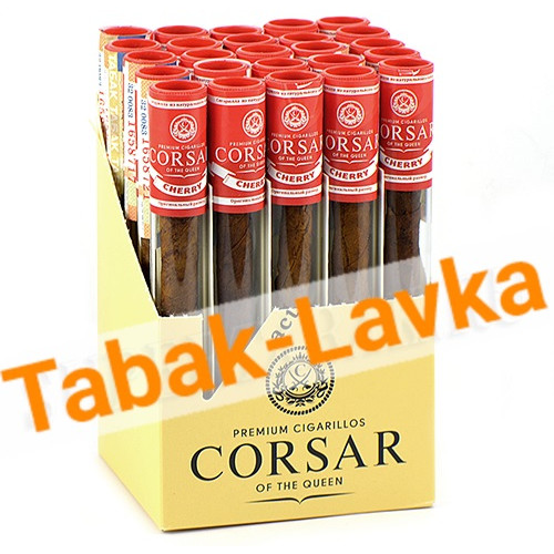 Сигариллы Corsar of the Queen - Cherry (в стеклянной тубе) - 1 шт.-1