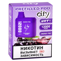 Картридж City Energy Pro 12.000 - Дайкири - Чёрная смородина (1 шт.)