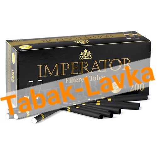 Сигаретные гильзы Imperator Black - Gold Filter 25mm (200 шт.)