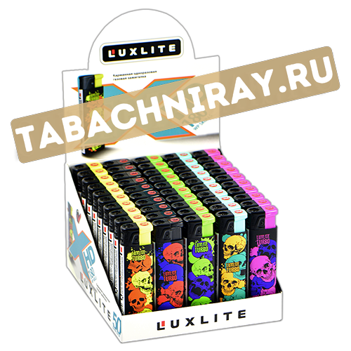 Зажигалка Luxlite XHD 180 WP - Skulls-1