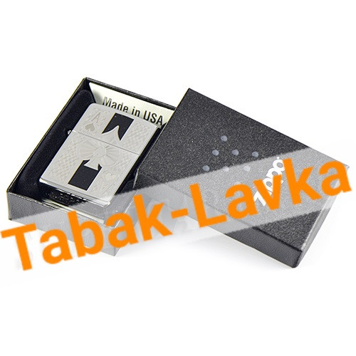 Зажигалка Zippo 24196 - Ace - High Polish Chrome-1