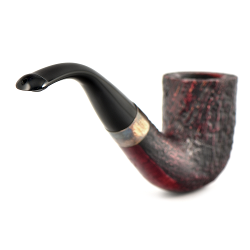 Трубка Peterson Sherlock Holmes - Sandblast - Rathbone P-Lip (без фильтра)-1