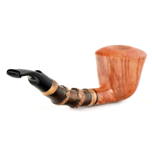 Трубка Volkan Pipe - Red Princess - Special Bamboo Smooth 401 (без фильтра)-3
