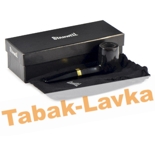 Трубка Stanwell - Black Diamond - Pol 190 (фильтр 9 мм)-3