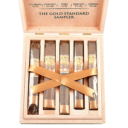 Набор сигар AJ Fernandez - New World Dorado - Gold Standart Sampler (5 шт.)-1
