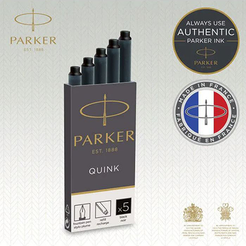 Картридж PARKER - Quink Z11 - Чёрные для перьевых ручек (CW1950382) - 5 шт-1